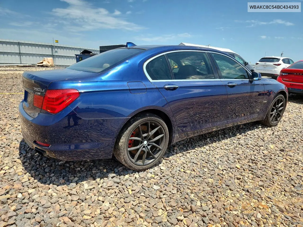 2011 BMW 750 Lxi VIN: WBAKC8C54BC434393 Lot: 60634336