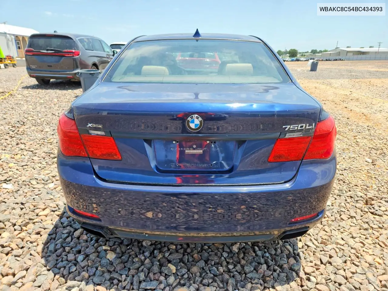 2011 BMW 750 Lxi VIN: WBAKC8C54BC434393 Lot: 60634336