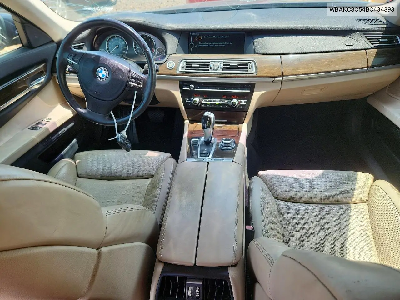 2011 BMW 750 Lxi VIN: WBAKC8C54BC434393 Lot: 60634336
