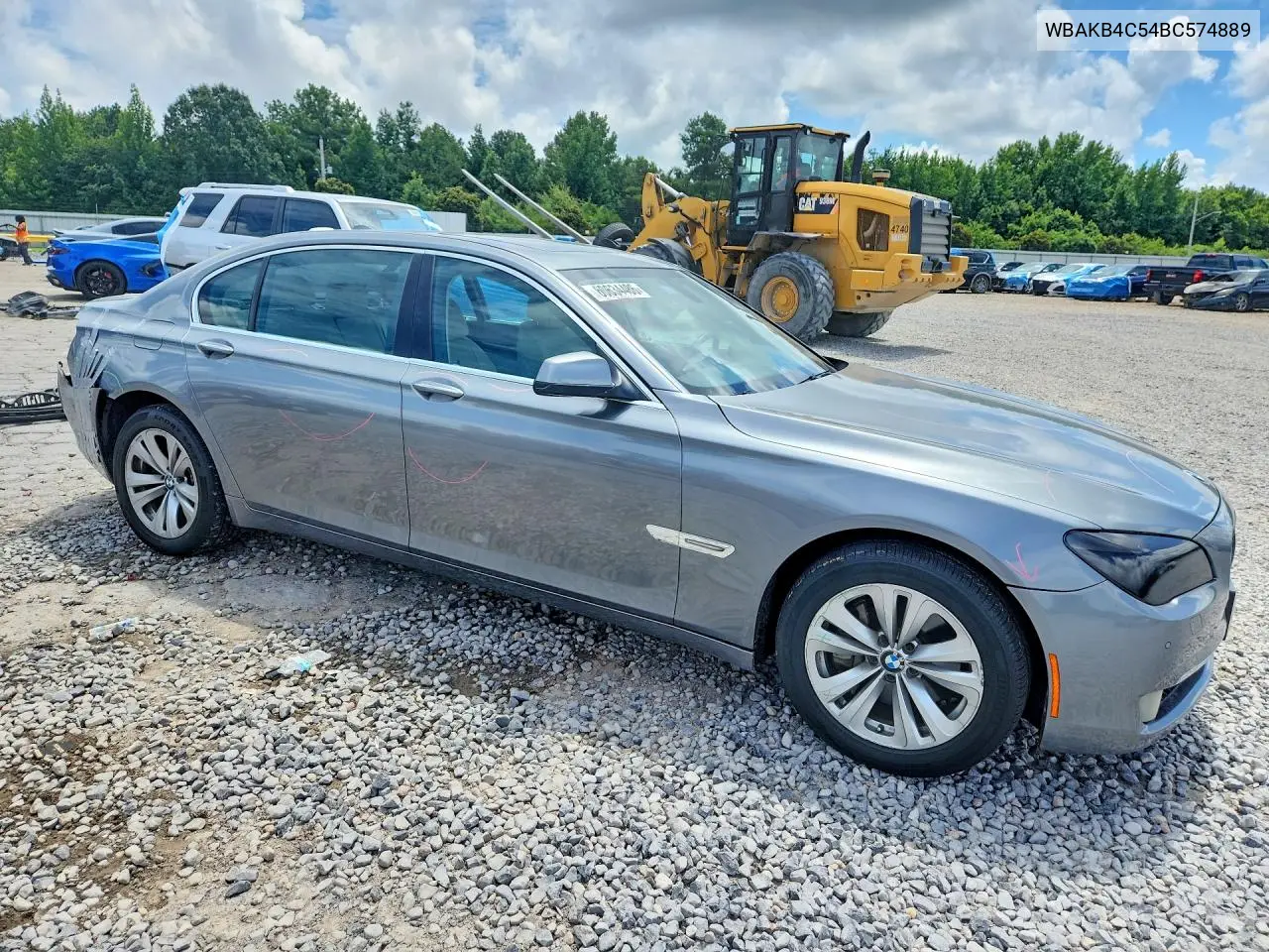 2011 BMW 740 Li VIN: WBAKB4C54BC574889 Lot: 60634486