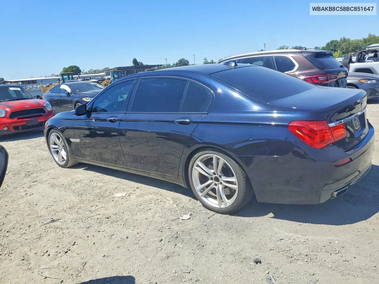 2011 BMW 750 Li VIN: WBAKB8C58BC851647 Lot: 61154526
