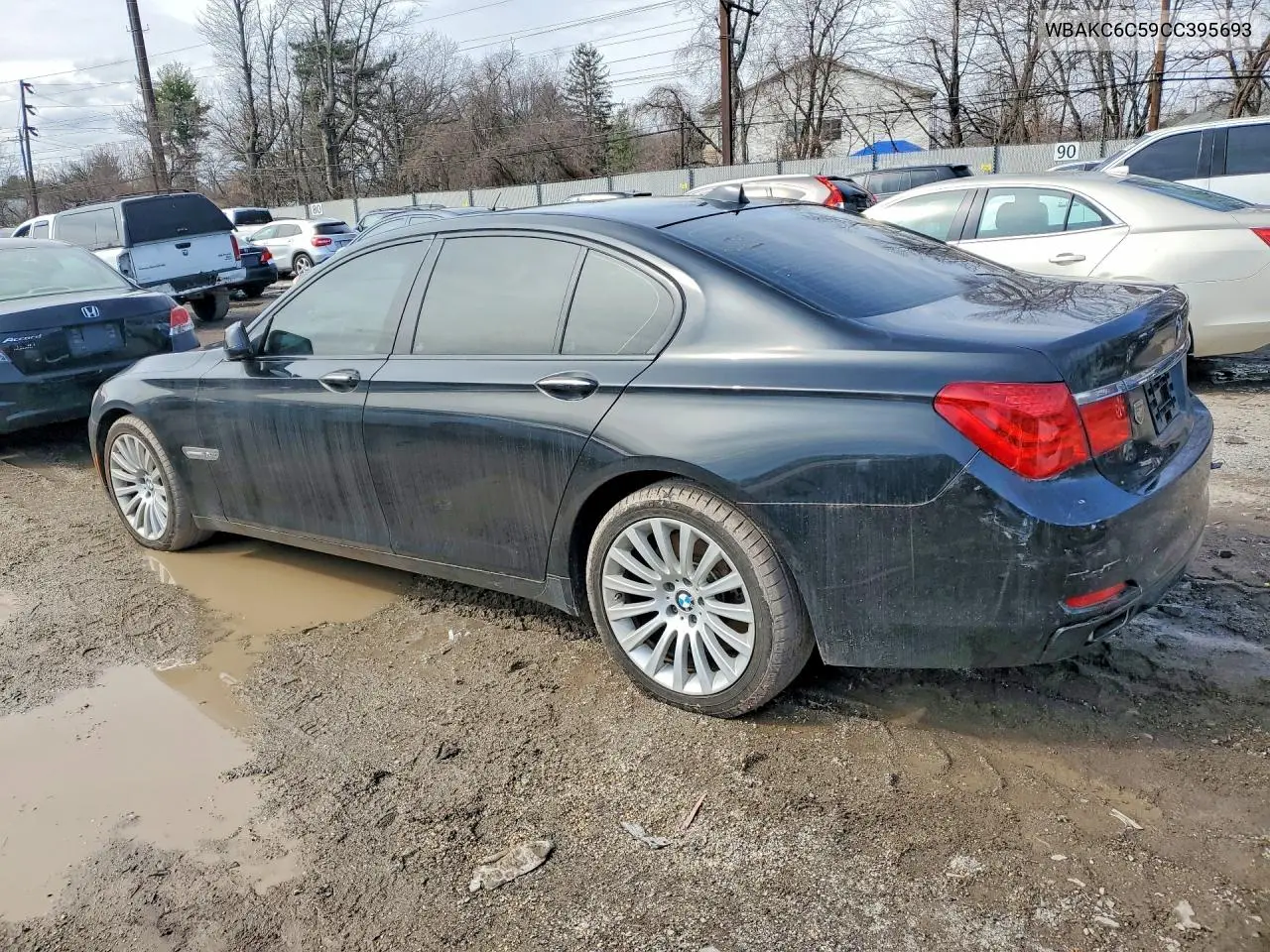 2012 BMW 750 Xi VIN: WBAKC6C59CC395693 Lot: 46200196