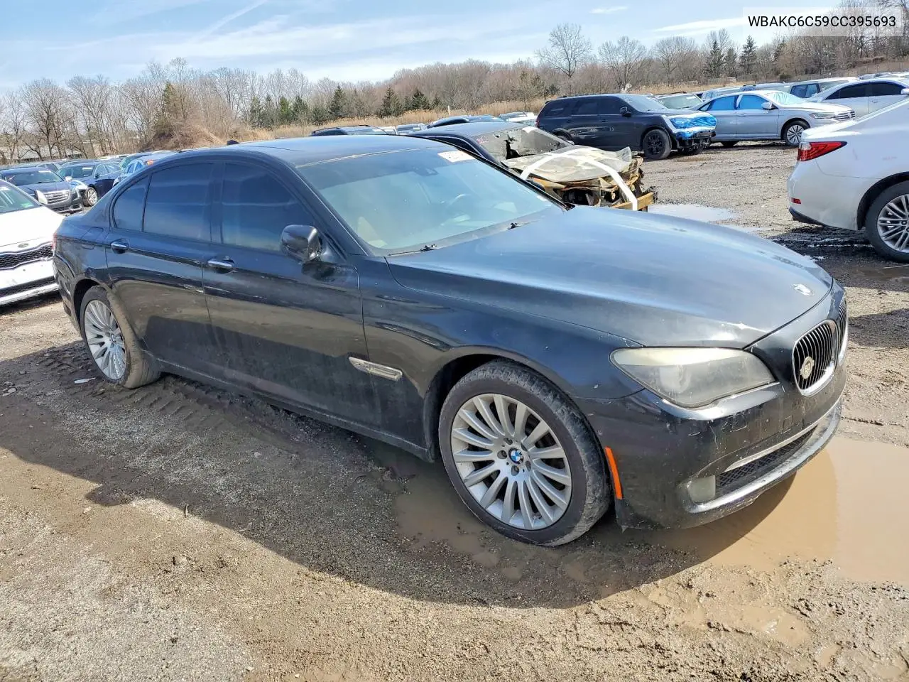 2012 BMW 750 Xi VIN: WBAKC6C59CC395693 Lot: 46200196