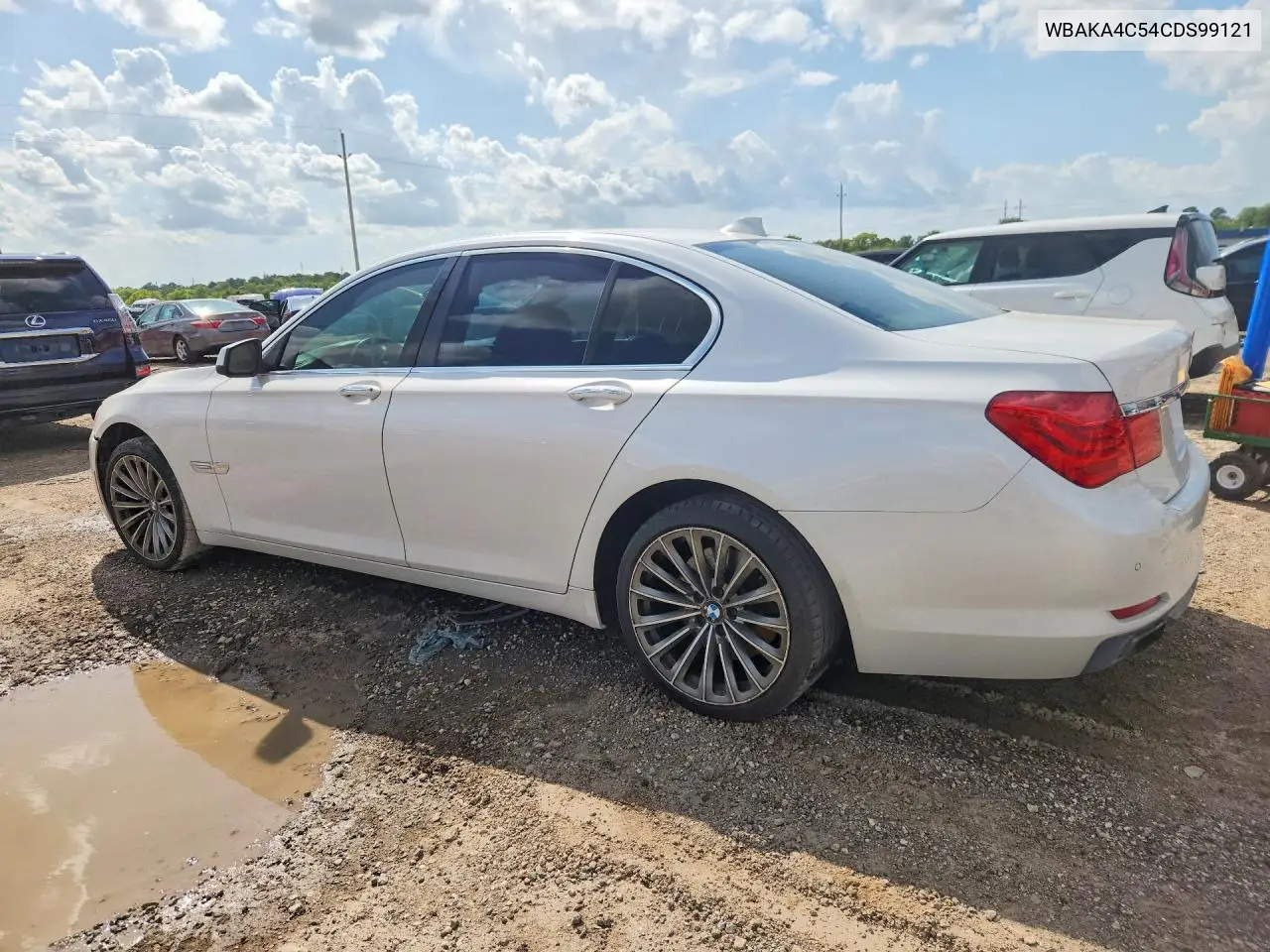 2012 BMW 740 I VIN: WBAKA4C54CDS99121 Lot: 51479746