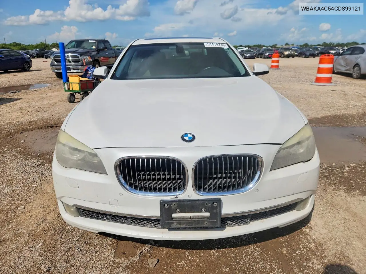 2012 BMW 740 I VIN: WBAKA4C54CDS99121 Lot: 51479746