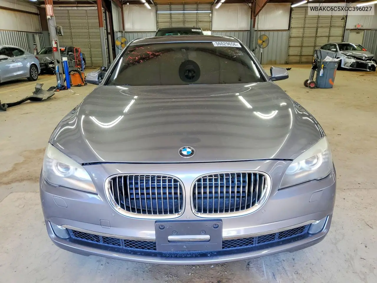 2012 BMW 750 Xi VIN: WBAKC6C5XCC396027 Lot: 56029656