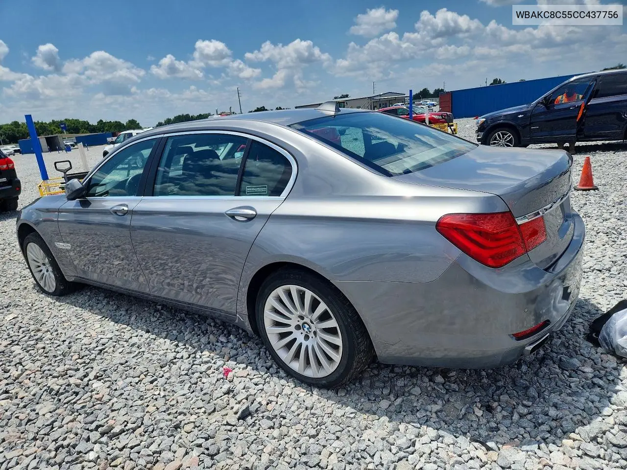 2012 BMW 750 Lxi VIN: WBAKC8C55CC437756 Lot: 58547066