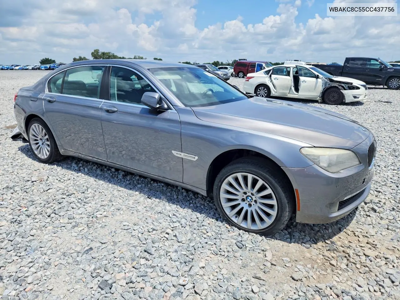 2012 BMW 750 Lxi VIN: WBAKC8C55CC437756 Lot: 58547066