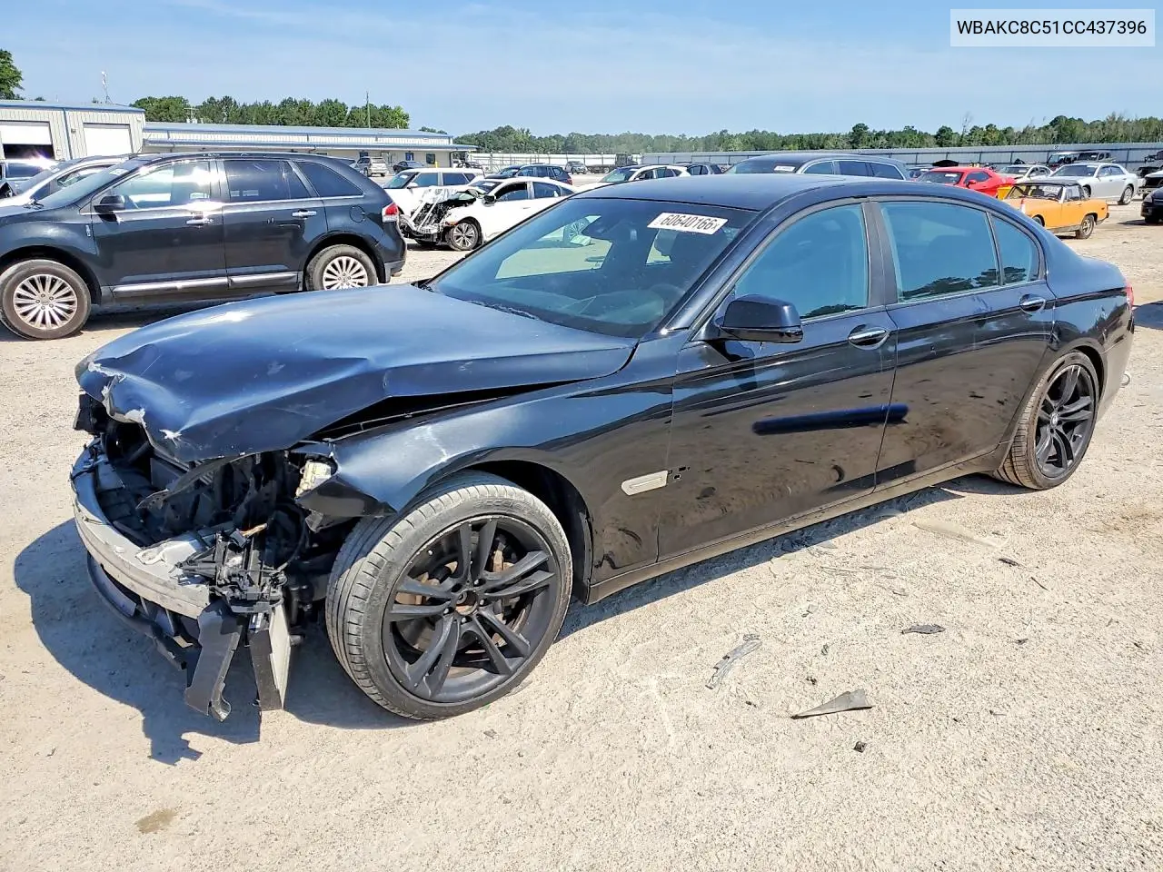 2012 BMW 750 Lxi VIN: WBAKC8C51CC437396 Lot: 60640166