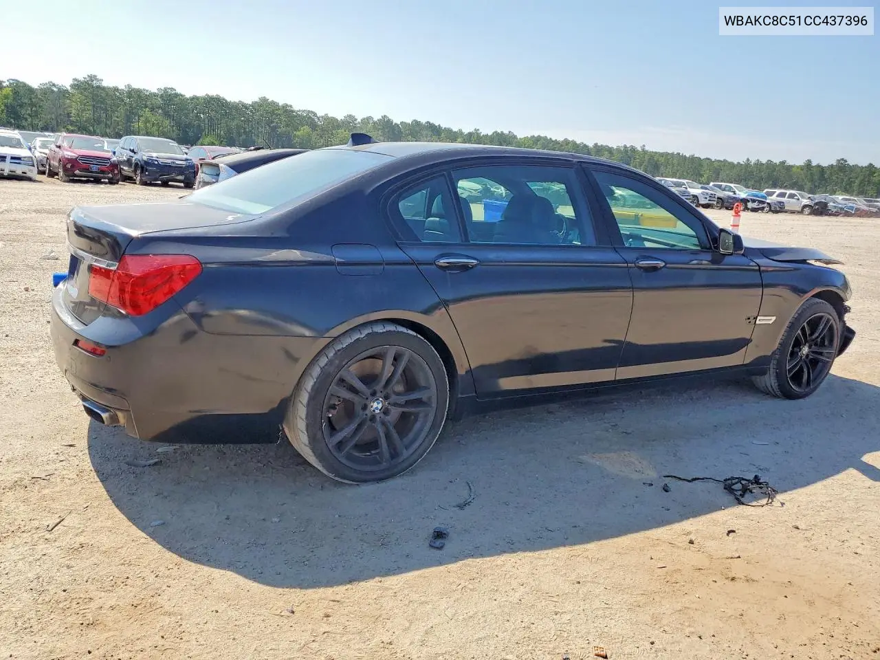2012 BMW 750 Lxi VIN: WBAKC8C51CC437396 Lot: 60640166