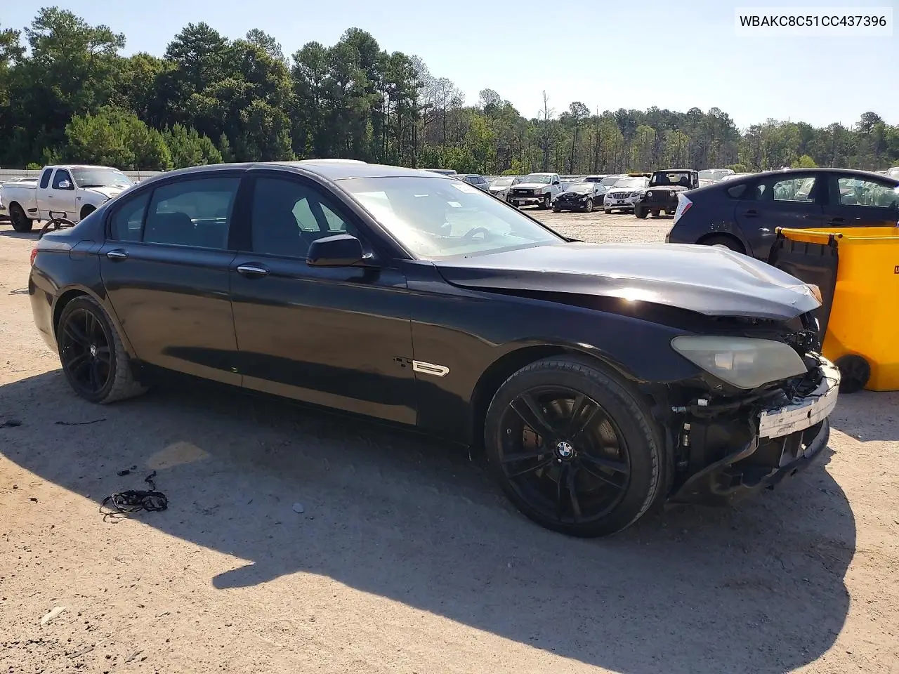 2012 BMW 750 Lxi VIN: WBAKC8C51CC437396 Lot: 60640166