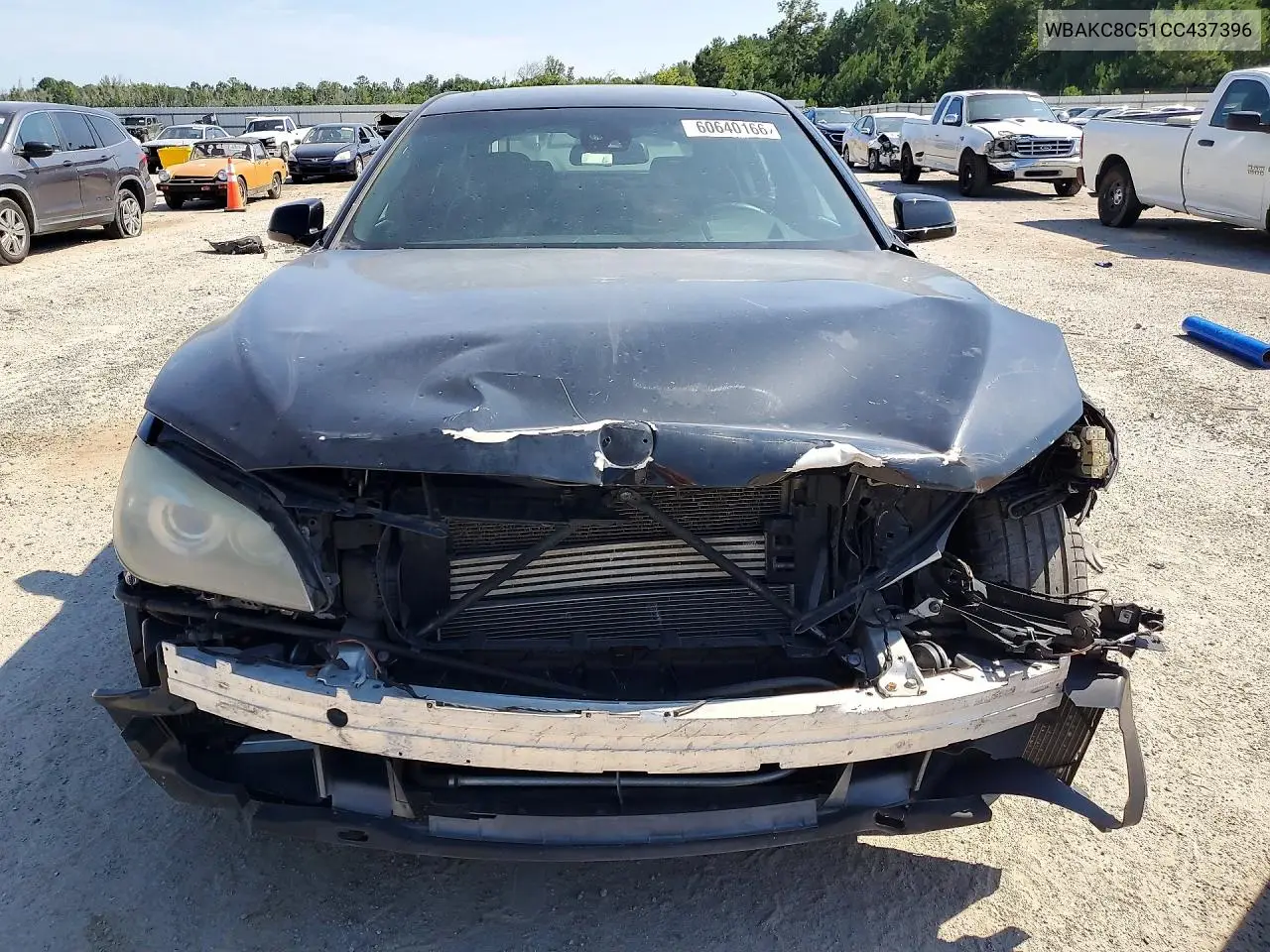 2012 BMW 750 Lxi VIN: WBAKC8C51CC437396 Lot: 60640166