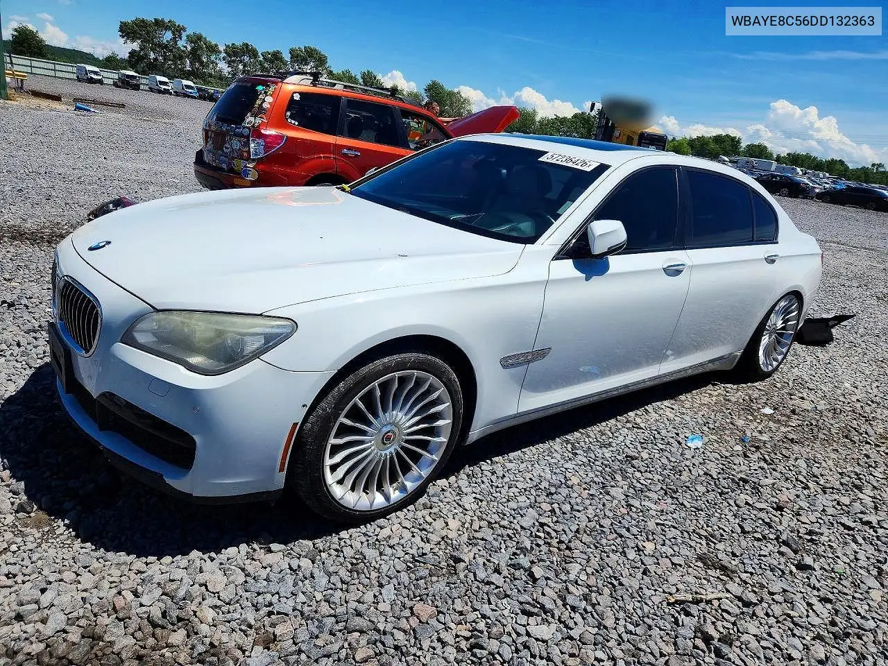 2013 BMW 750 Li VIN: WBAYE8C56DD132363 Lot: 57236426