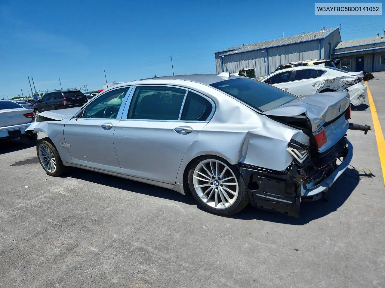 2013 BMW 750 Lxi VIN: WBAYF8C58DD141062 Lot: 57385466