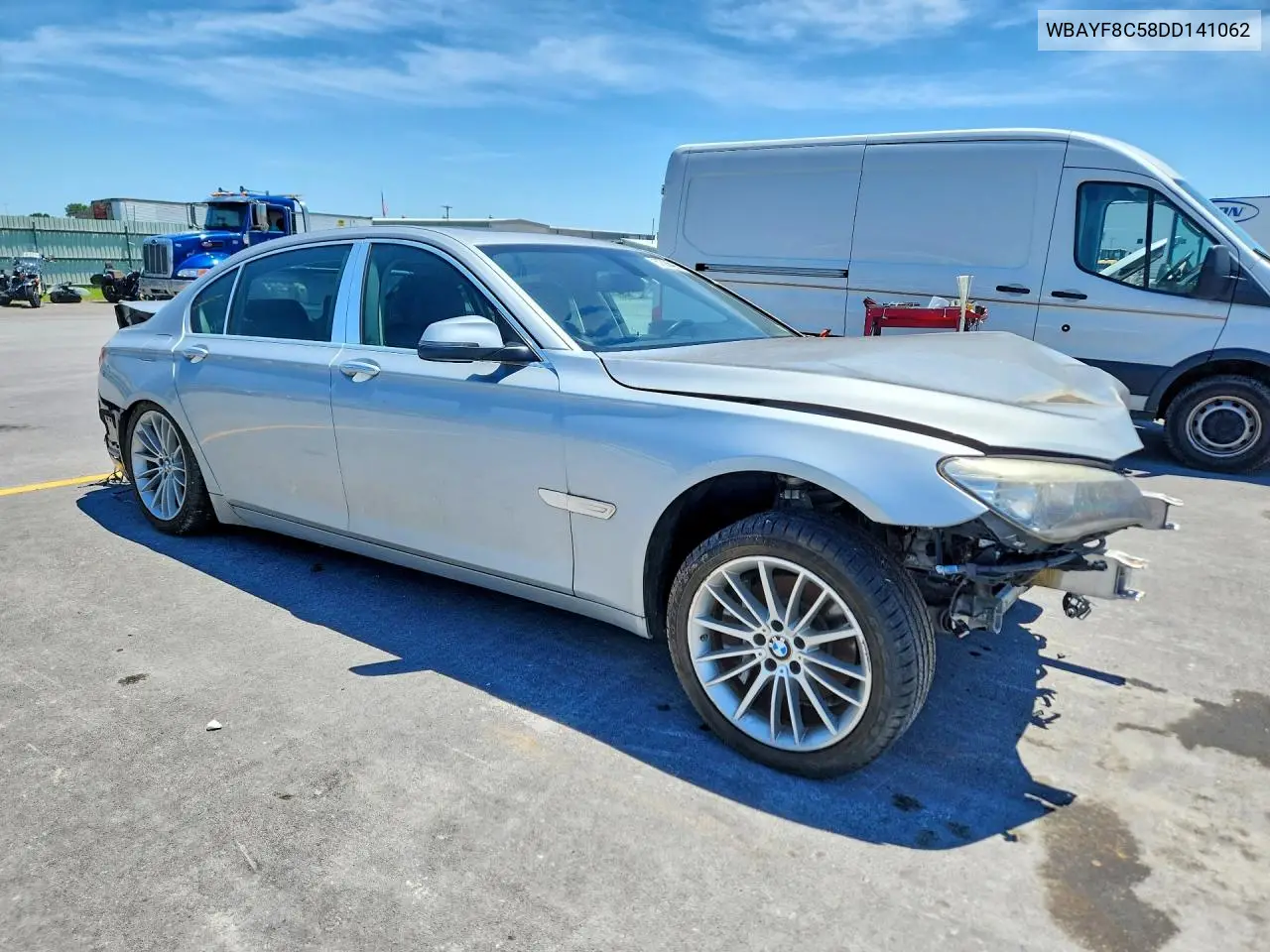 2013 BMW 750 Lxi VIN: WBAYF8C58DD141062 Lot: 57385466