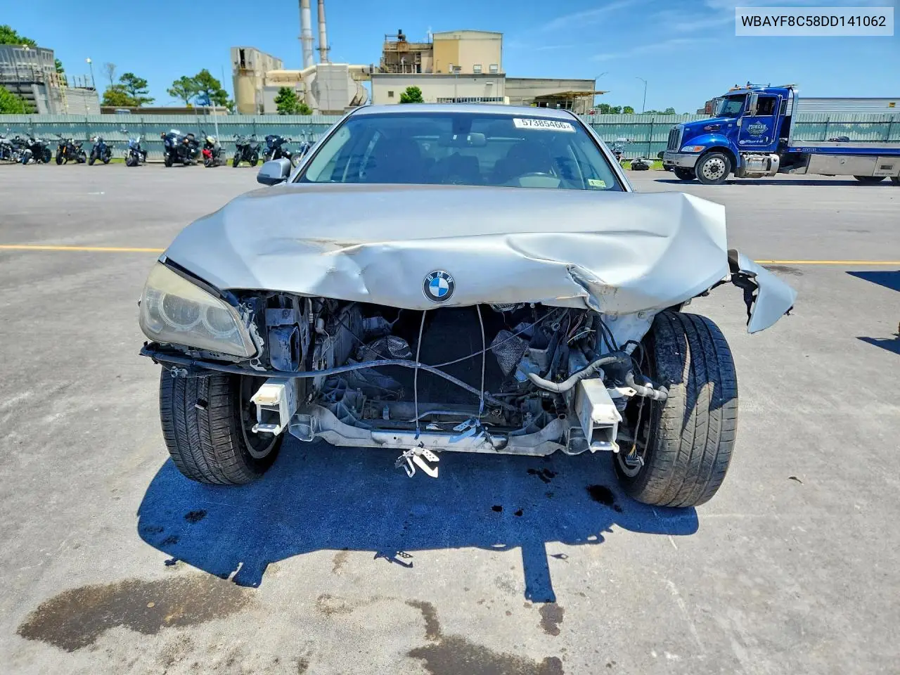 2013 BMW 750 Lxi VIN: WBAYF8C58DD141062 Lot: 57385466