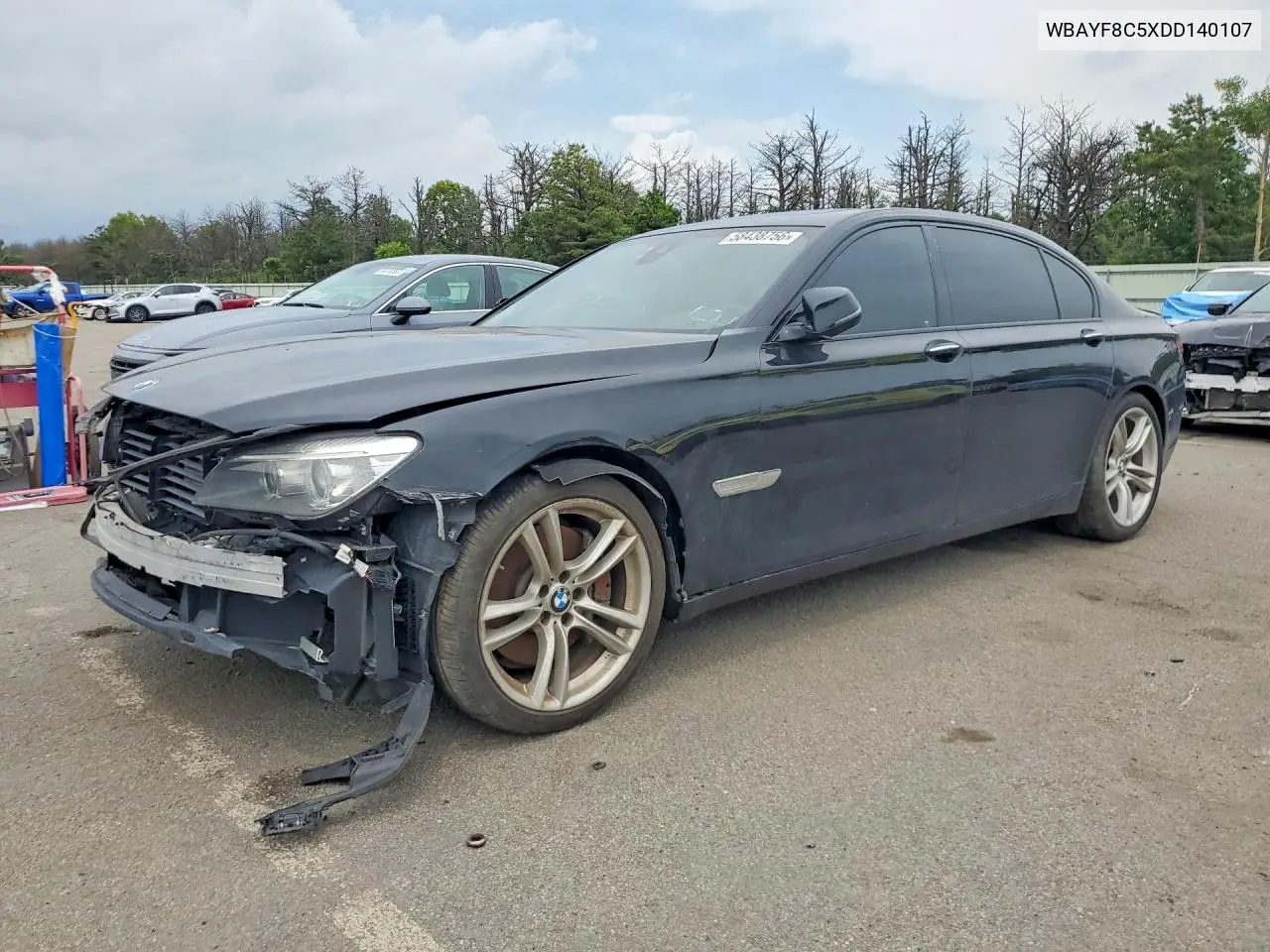 2013 BMW 750 Lxi VIN: WBAYF8C5XDD140107 Lot: 58438756