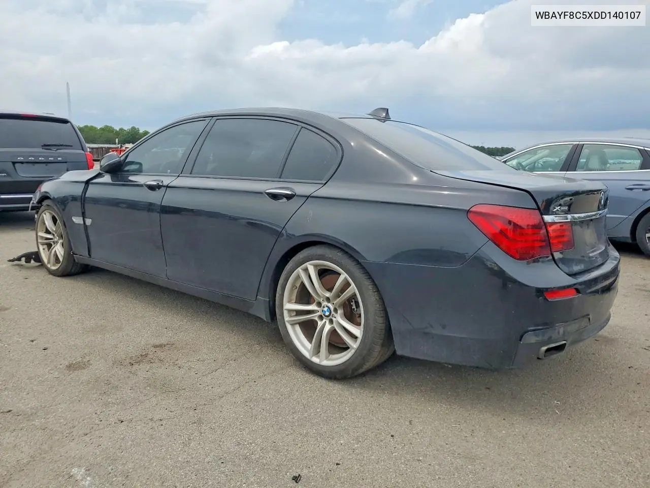 2013 BMW 750 Lxi VIN: WBAYF8C5XDD140107 Lot: 58438756