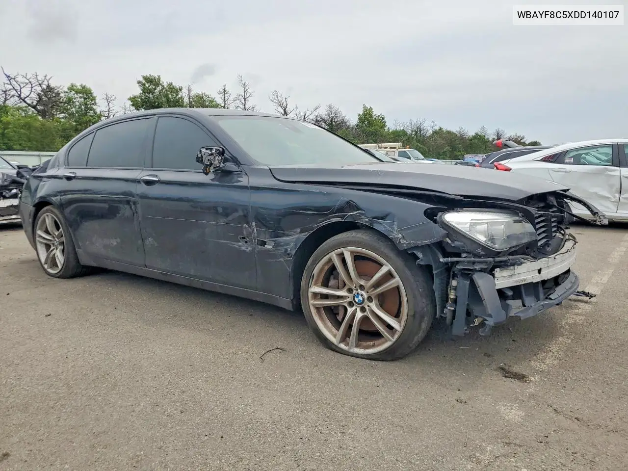 2013 BMW 750 Lxi VIN: WBAYF8C5XDD140107 Lot: 58438756