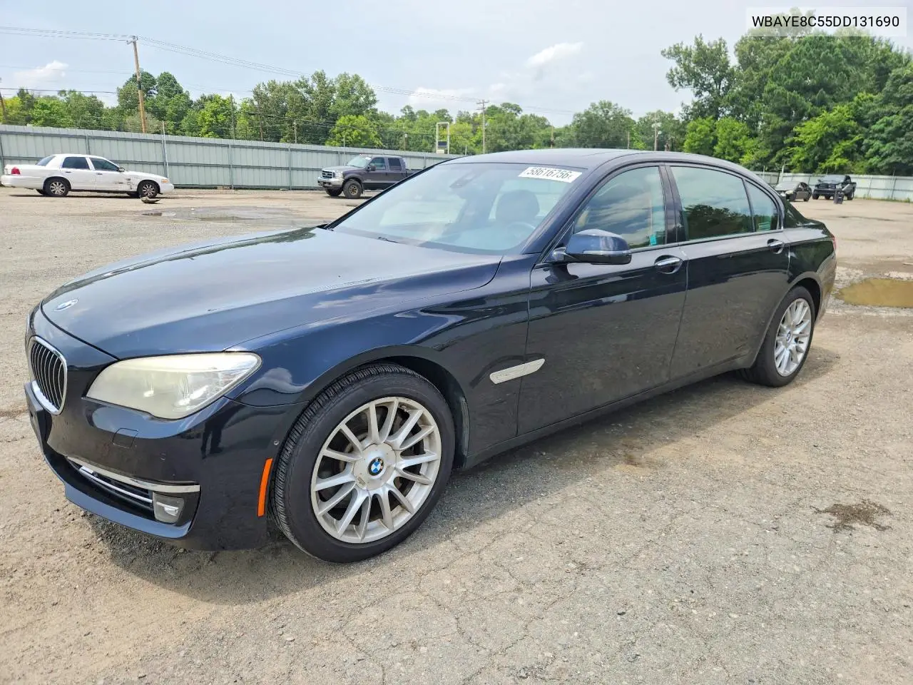 2013 BMW 750 Li VIN: WBAYE8C55DD131690 Lot: 58616756