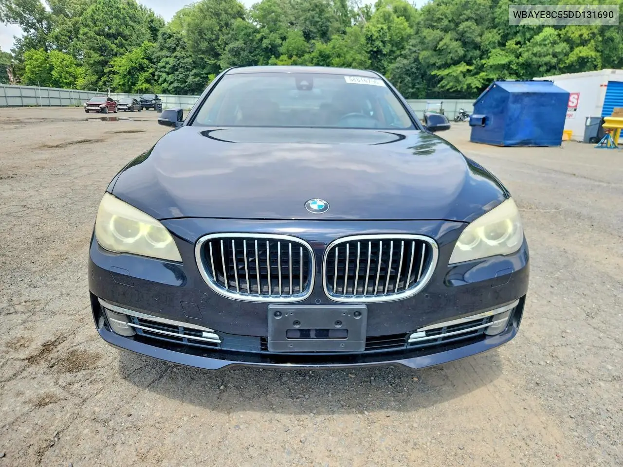 2013 BMW 750 Li VIN: WBAYE8C55DD131690 Lot: 58616756