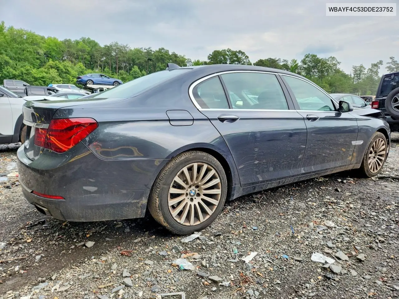 2013 BMW 740 Lxi VIN: WBAYF4C53DDE23752 Lot: 60469756