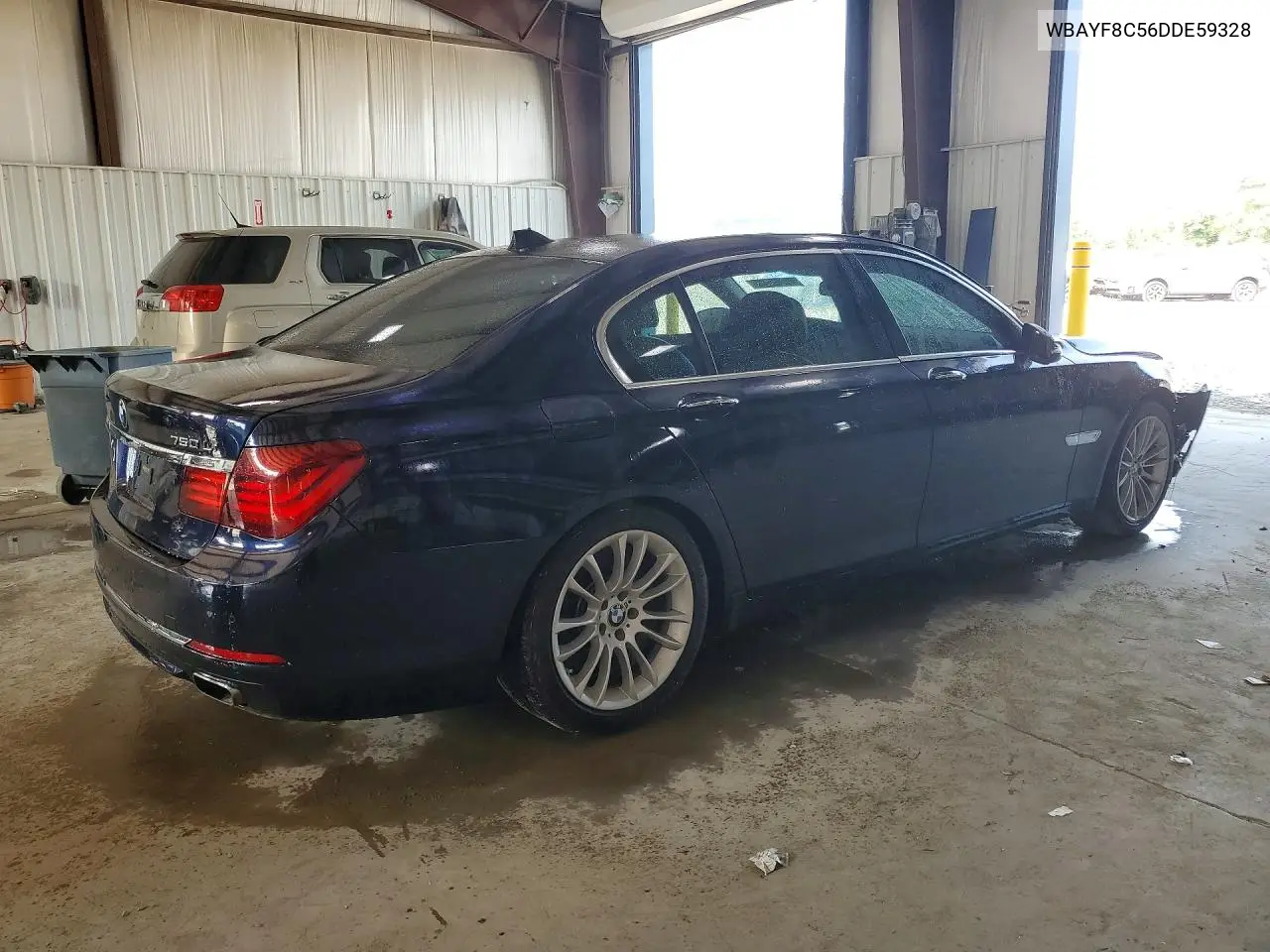 2013 BMW 750 Lxi VIN: WBAYF8C56DDE59328 Lot: 60502746