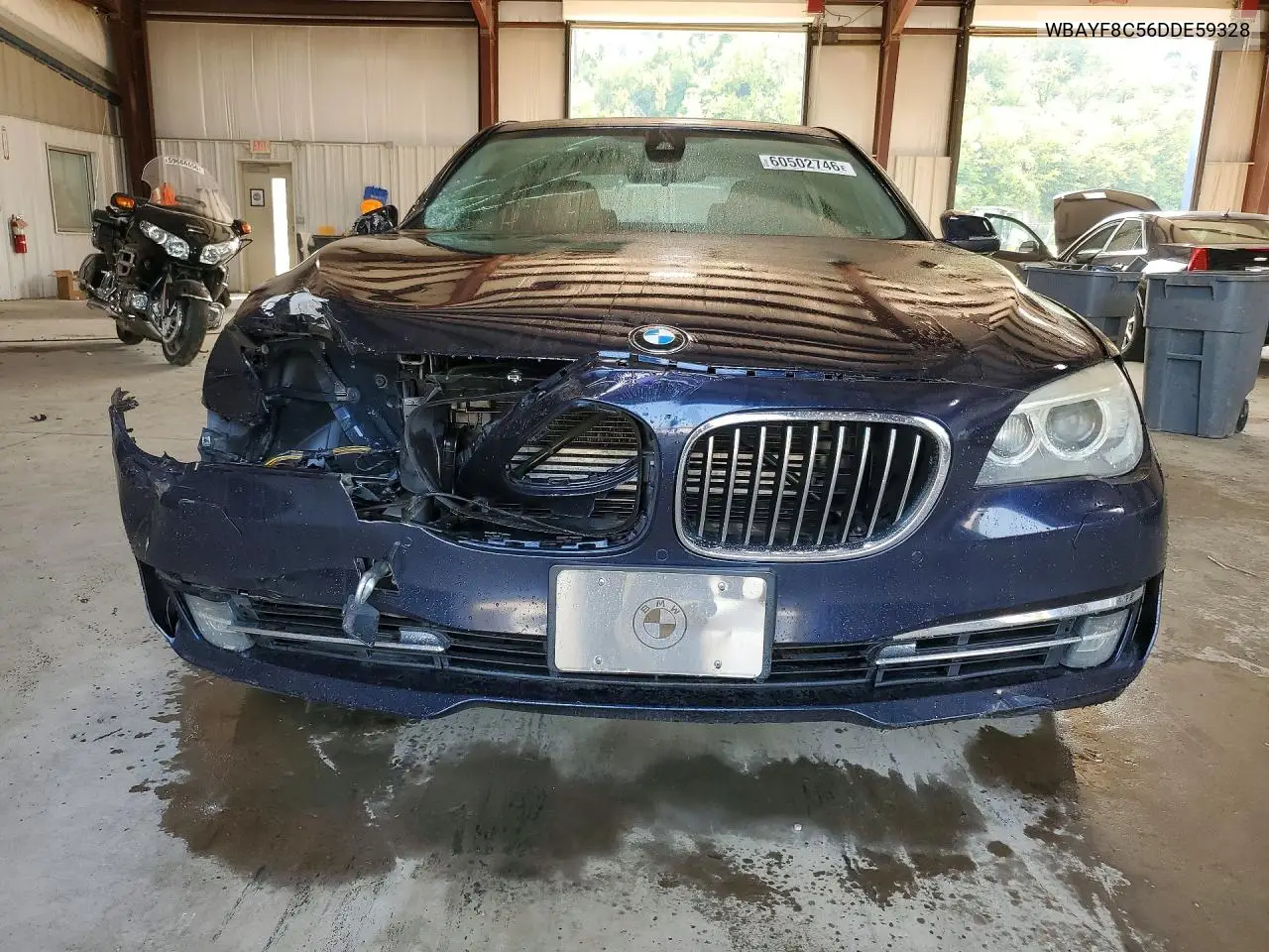 2013 BMW 750 Lxi VIN: WBAYF8C56DDE59328 Lot: 60502746
