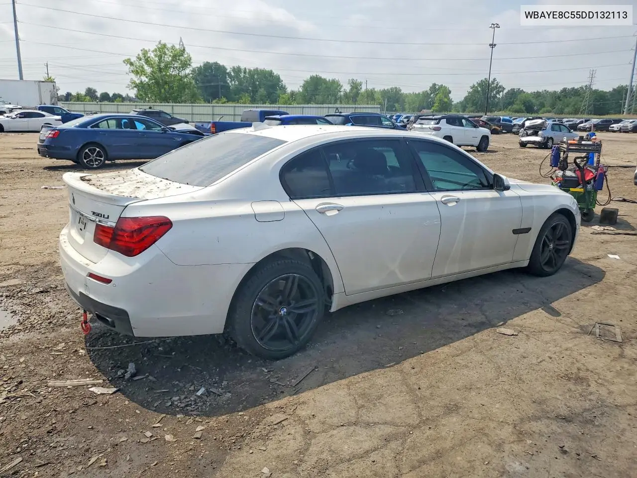 2013 BMW 750 Li VIN: WBAYE8C55DD132113 Lot: 60641416