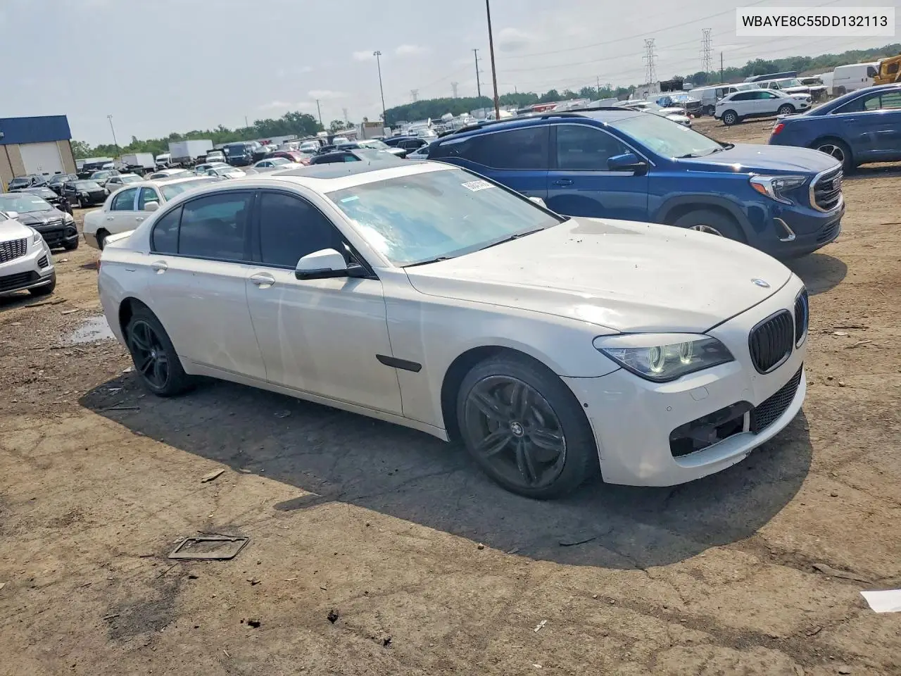 2013 BMW 750 Li VIN: WBAYE8C55DD132113 Lot: 60641416