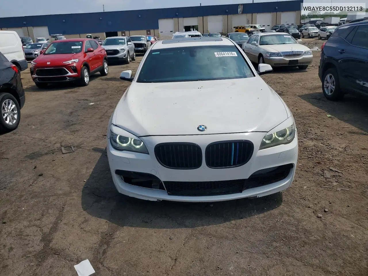 2013 BMW 750 Li VIN: WBAYE8C55DD132113 Lot: 60641416