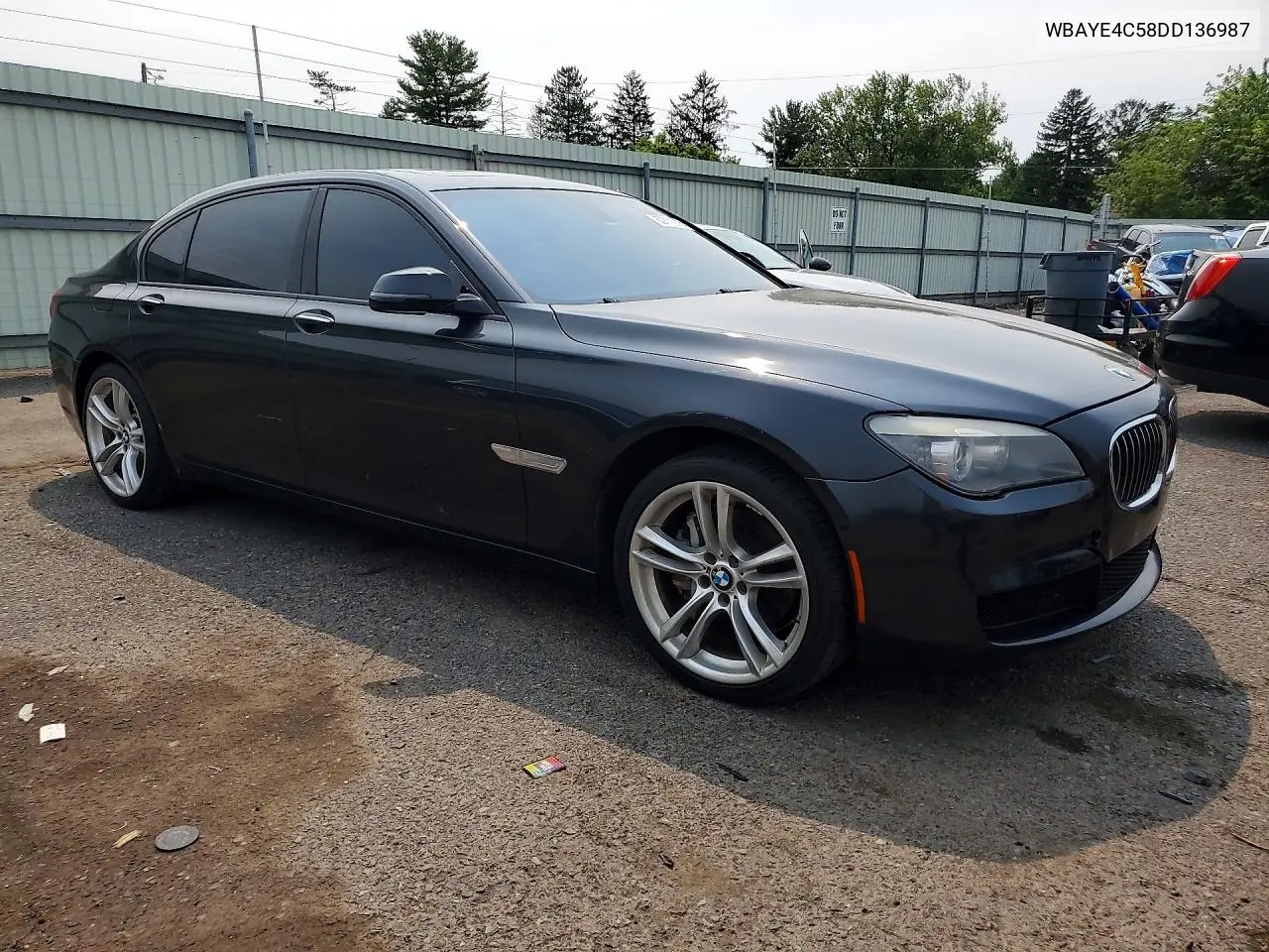 2013 BMW 740 Li VIN: WBAYE4C58DD136987 Lot: 60711236