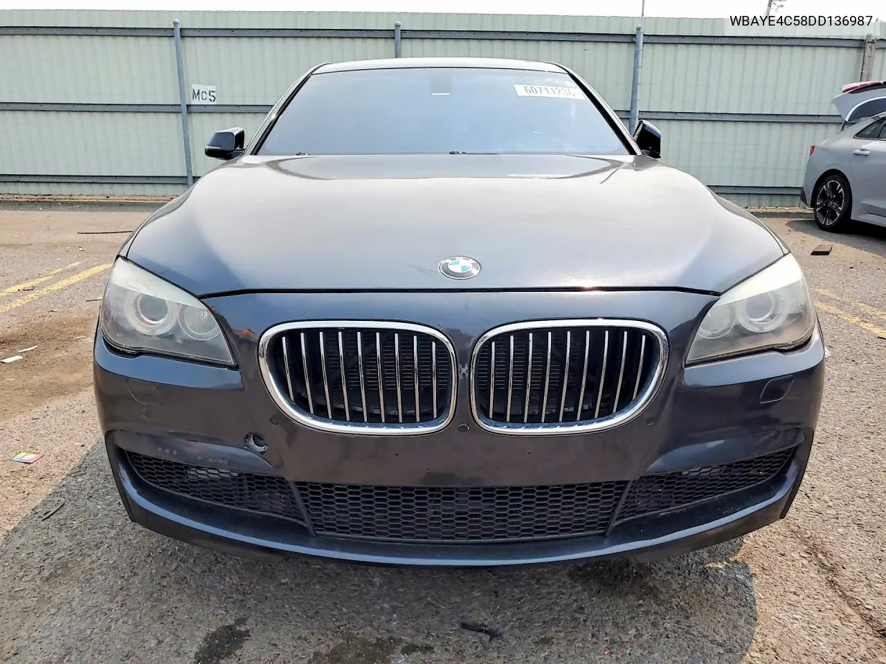 2013 BMW 740 Li VIN: WBAYE4C58DD136987 Lot: 60711236
