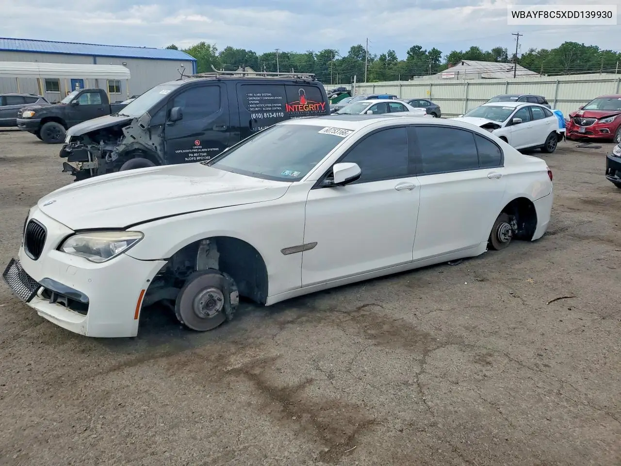 2013 BMW 750 Lxi VIN: WBAYF8C5XDD139930 Lot: 60753166