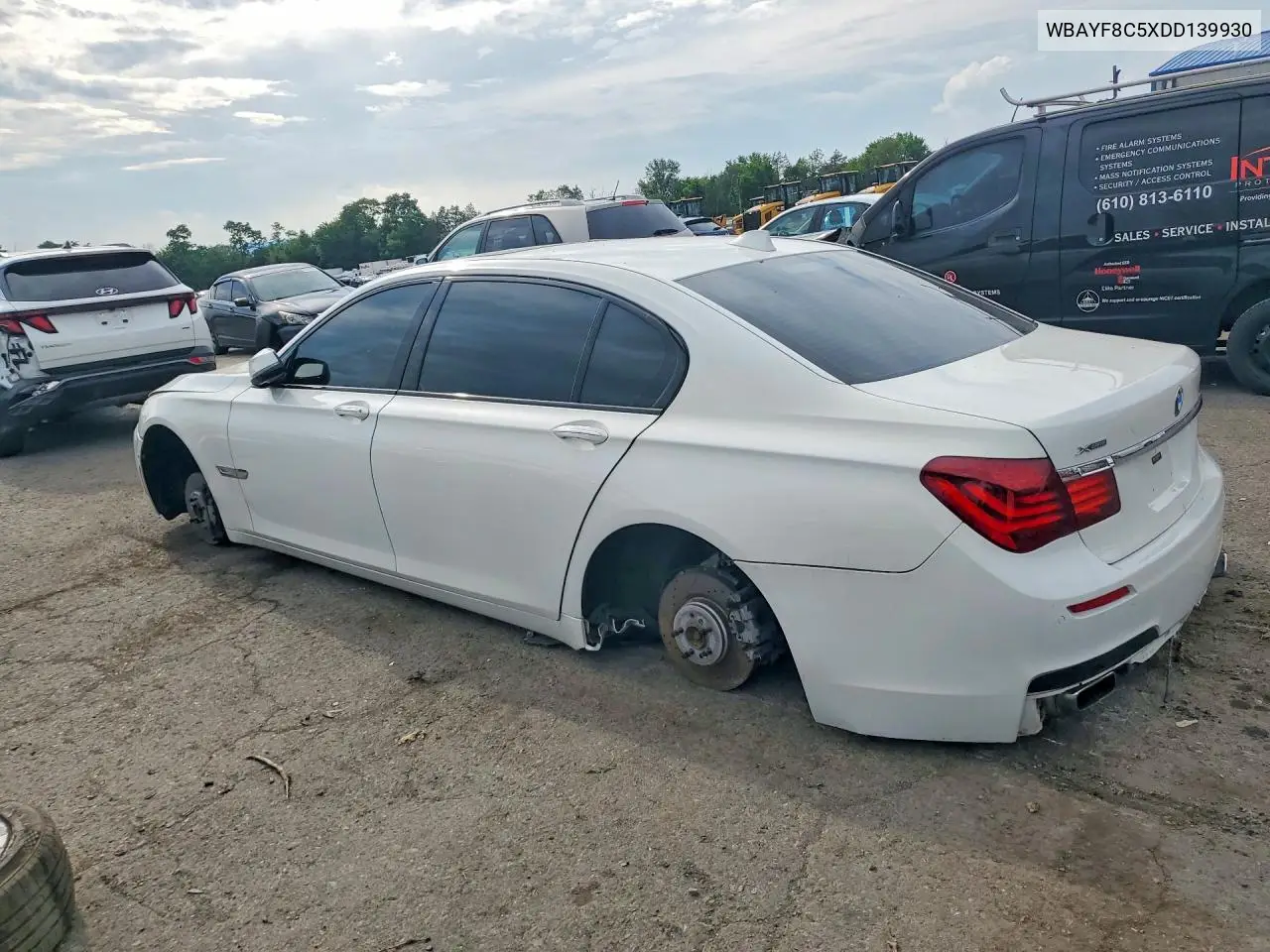 2013 BMW 750 Lxi VIN: WBAYF8C5XDD139930 Lot: 60753166