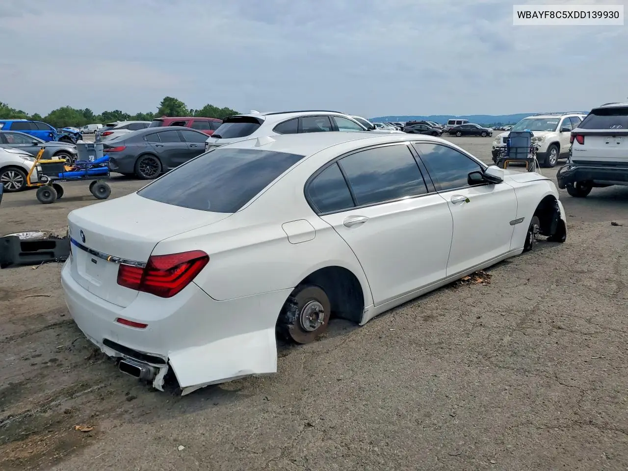 2013 BMW 750 Lxi VIN: WBAYF8C5XDD139930 Lot: 60753166