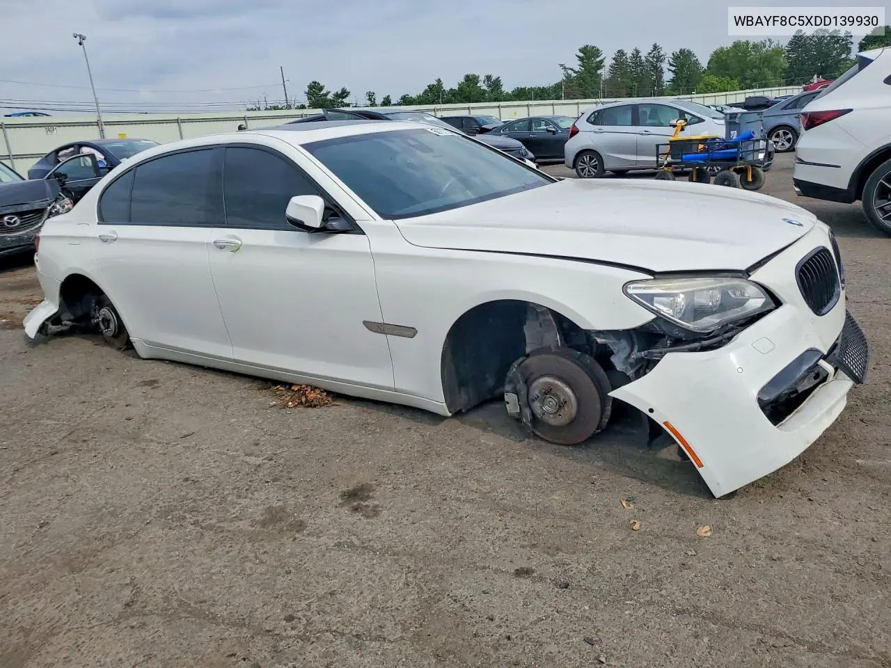 2013 BMW 750 Lxi VIN: WBAYF8C5XDD139930 Lot: 60753166