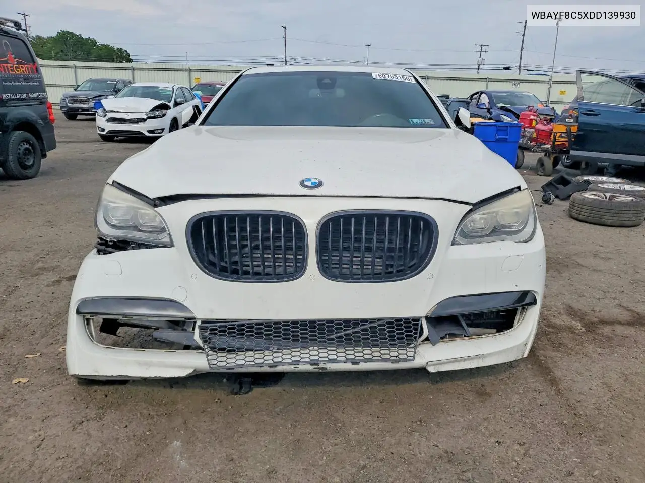 2013 BMW 750 Lxi VIN: WBAYF8C5XDD139930 Lot: 60753166