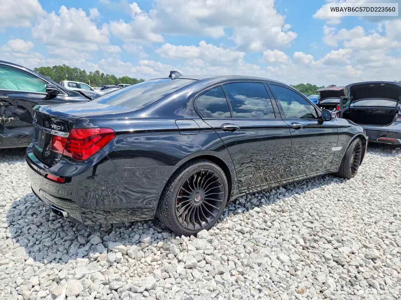 2013 BMW 750 Xi VIN: WBAYB6C57DD223560 Lot: 60939606
