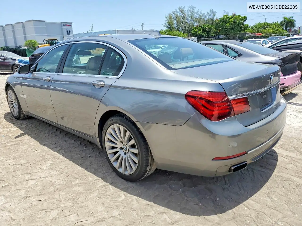 2013 BMW 750 Li VIN: WBAYE8C51DDE22285 Lot: 61334126