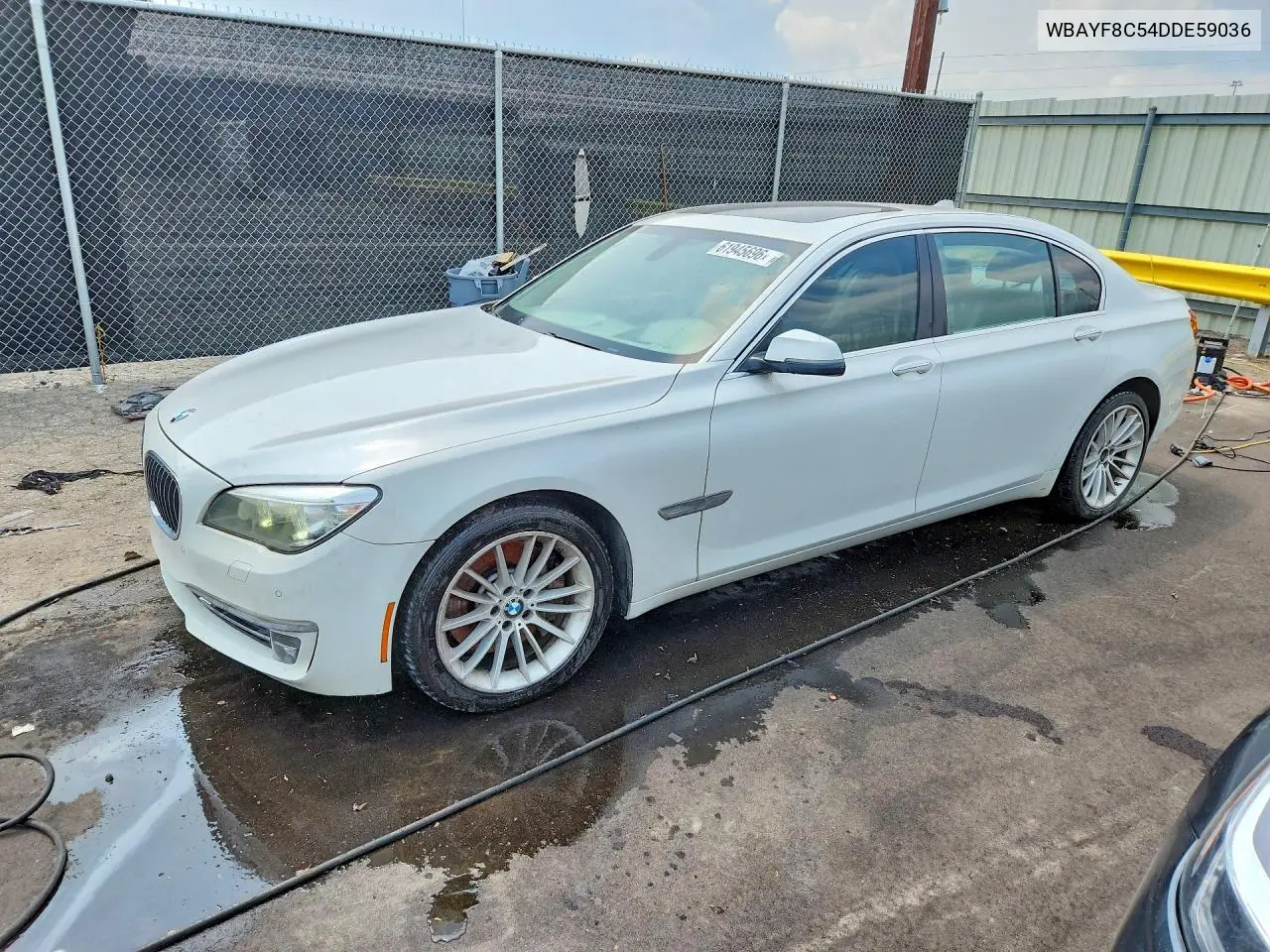 2013 BMW 750 Lxi VIN: WBAYF8C54DDE59036 Lot: 61945696