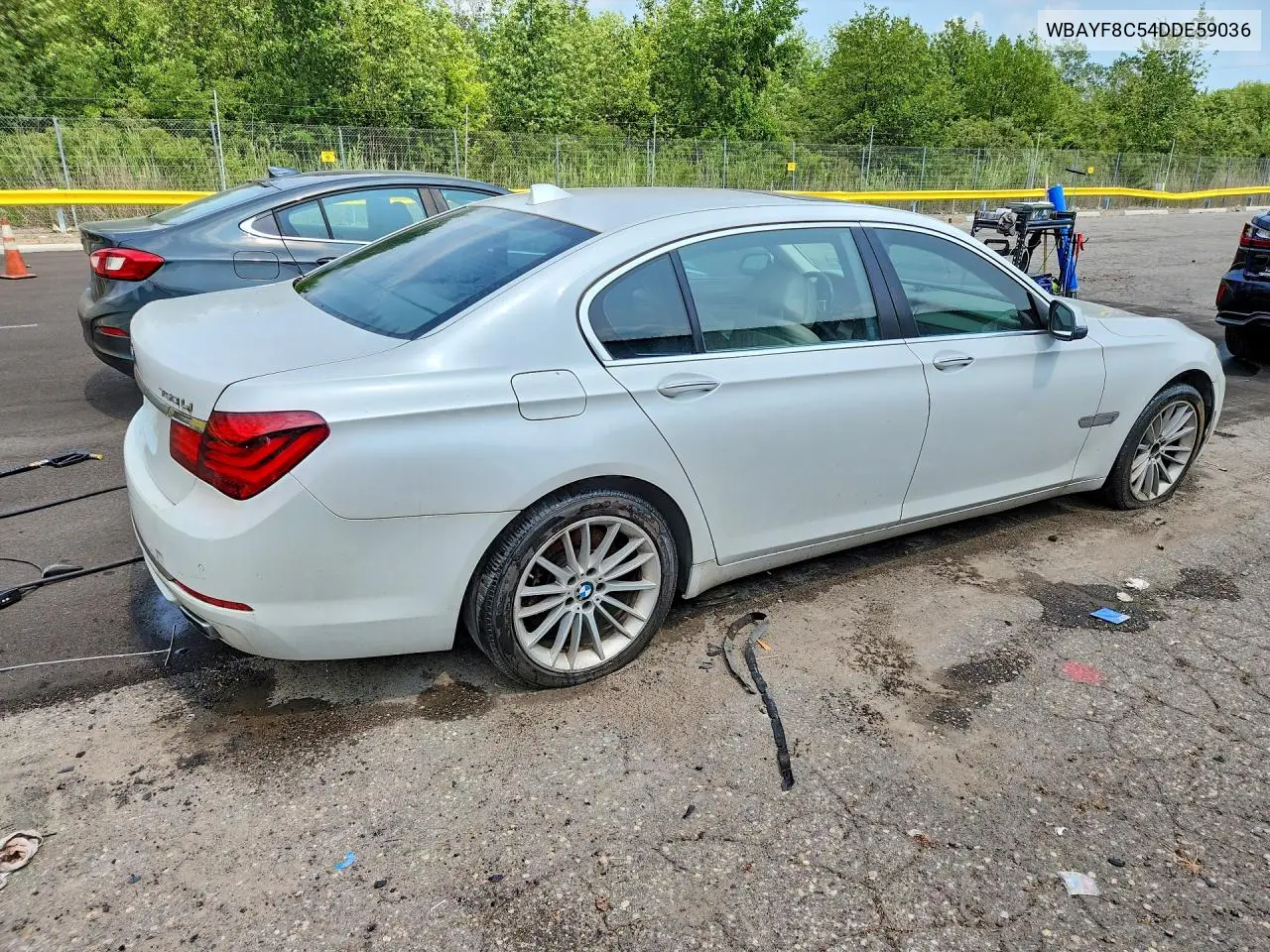 2013 BMW 750 Lxi VIN: WBAYF8C54DDE59036 Lot: 61945696