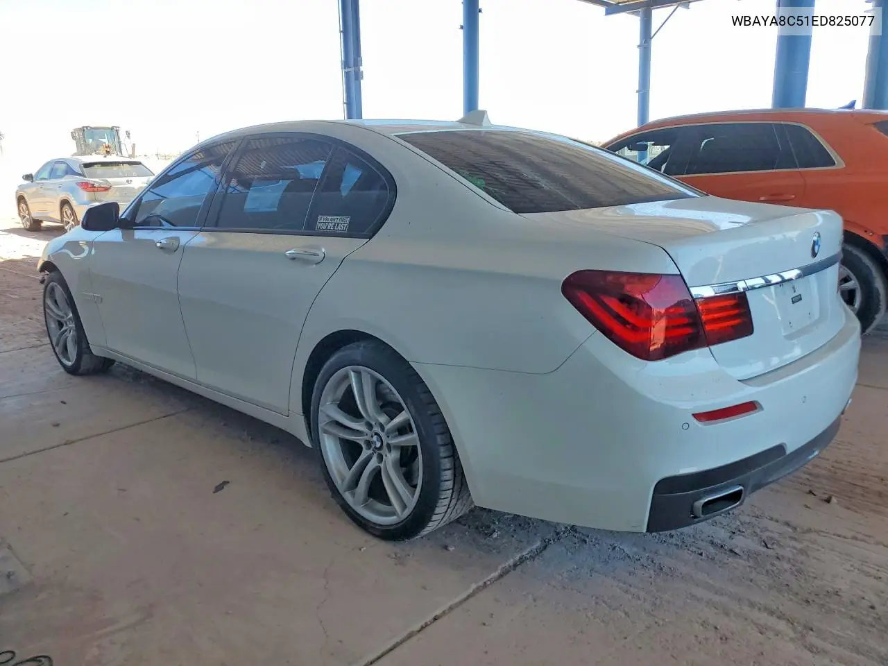 2014 BMW 750 I VIN: WBAYA8C51ED825077 Lot: 54440796