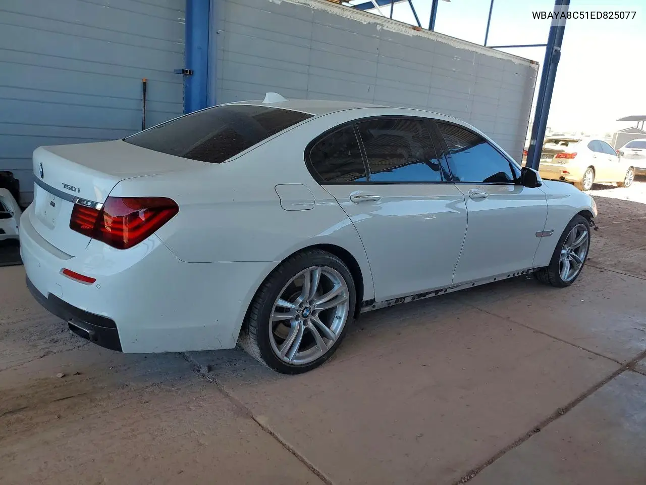 2014 BMW 750 I VIN: WBAYA8C51ED825077 Lot: 54440796