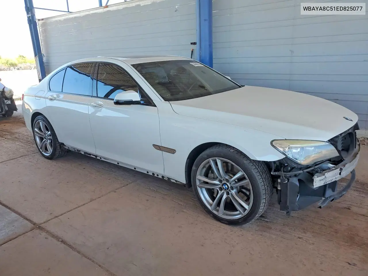 2014 BMW 750 I VIN: WBAYA8C51ED825077 Lot: 54440796