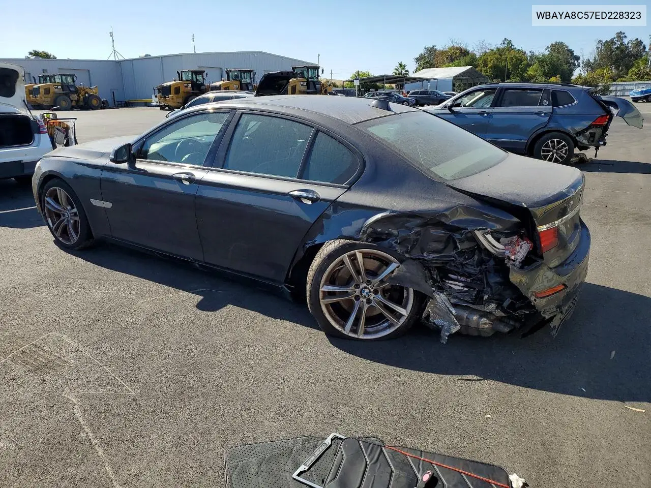 2014 BMW 750 I VIN: WBAYA8C57ED228323 Lot: 56702316