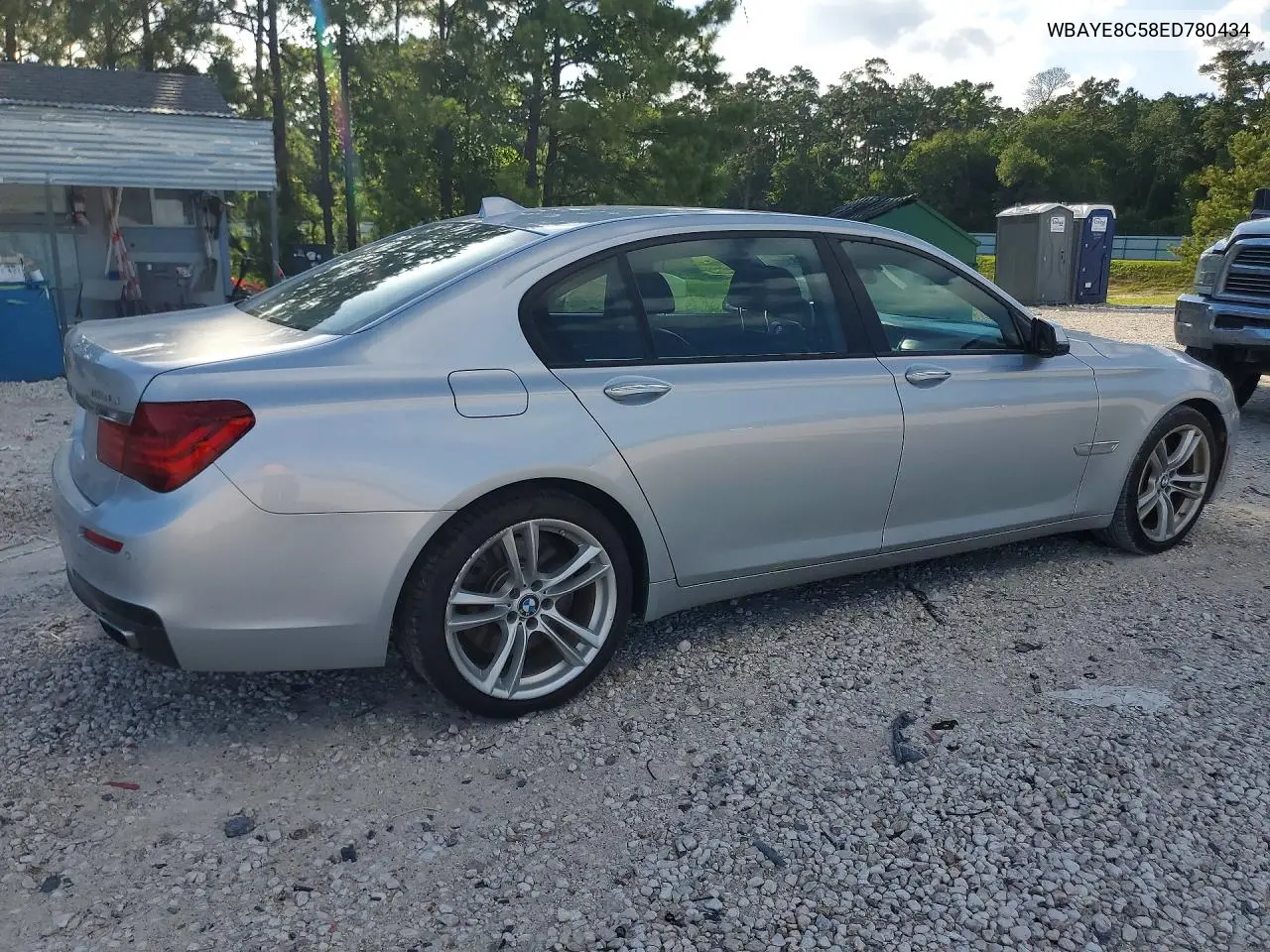 2014 BMW 750 Li VIN: WBAYE8C58ED780434 Lot: 56766146
