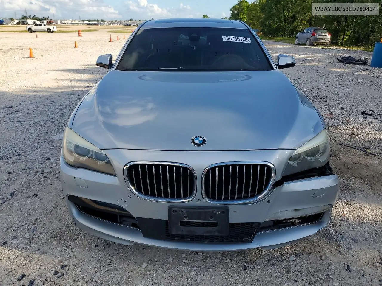 2014 BMW 750 Li VIN: WBAYE8C58ED780434 Lot: 56766146
