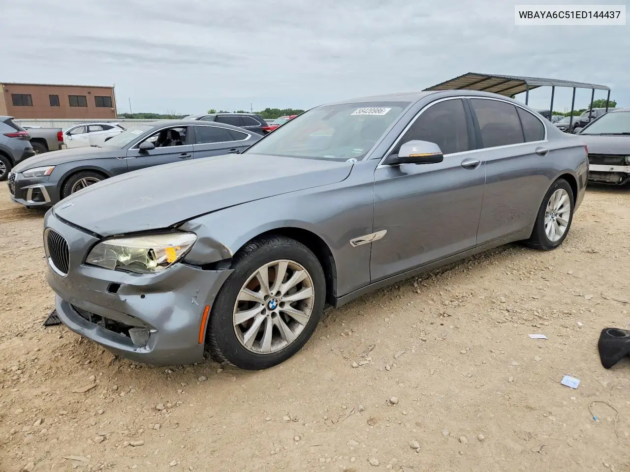 2014 BMW 740 I VIN: WBAYA6C51ED144437 Lot: 58420986