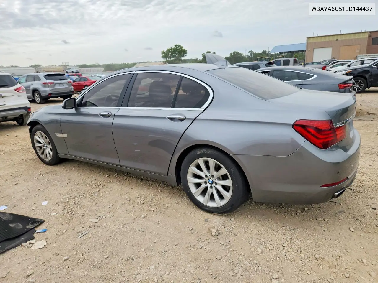 2014 BMW 740 I VIN: WBAYA6C51ED144437 Lot: 58420986